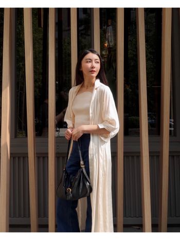 Fish OOTD | 經典拖地牛仔褲穿搭