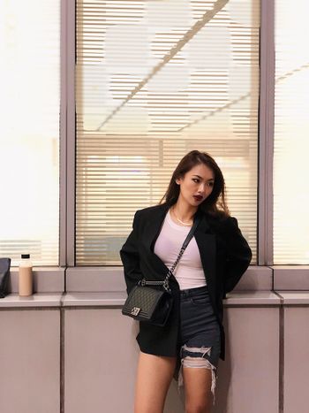 辣妹派系OOTD 微秋