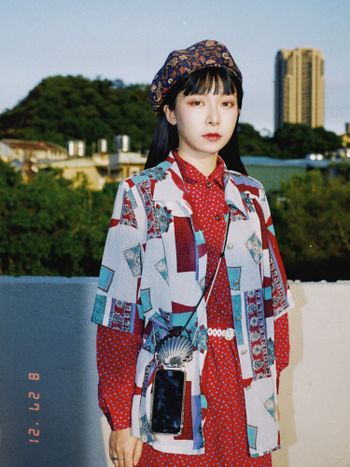 紅花ootd｜迫不及待等入秋的古著穿搭