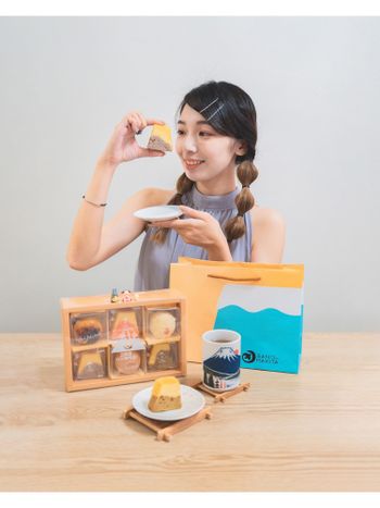 三牧田麵包｜超萌富士山造型磅蛋糕｜中秋禮盒推薦