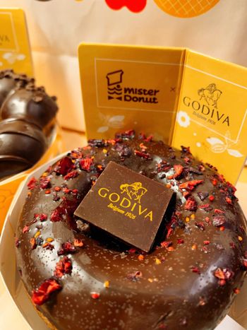 GODIVA x Mister Donut 甜甜圈界的精品