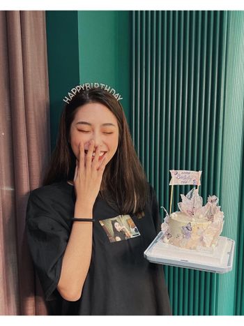 超漂亮生日蛋糕欸🦋