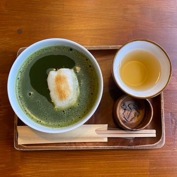 『桃園』日式甜點店-天冷好想來一碗抹茶紅豆湯..
