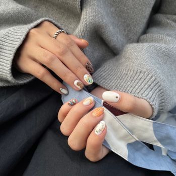 Nails｜小香編織風