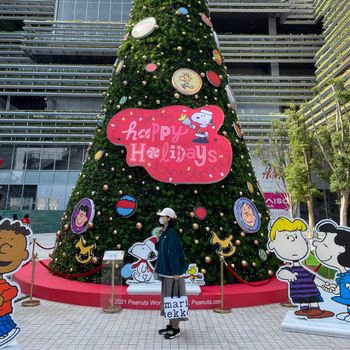 台南｜2021南紡購物中心 史努比聖誕樹