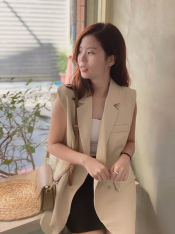 OOTD | 穿搭開箱團購牛皮小箱包