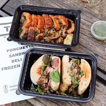 高雄自由市場內的異國美食 TAGL羅馬豬肉卷