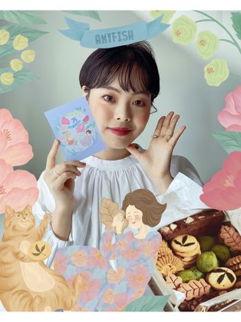 AMYFISH 插畫禮盒開箱🍪🌷