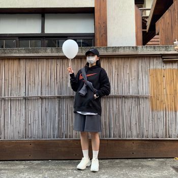 NIKE OOTD｜白色氣球夢