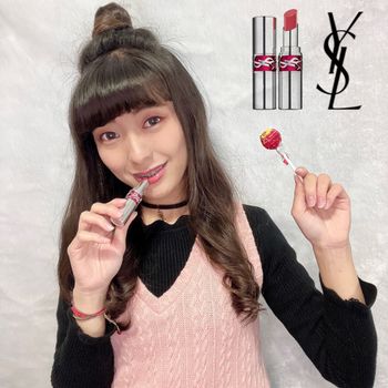 宛如棒棒糖光透的蜜糖唇膏ㅣYSL 全新情挑誘吻晶亮蜜唇膏