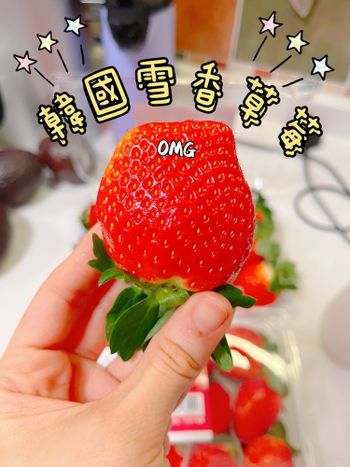 香港生活｜吃水果🍓韓國雪香草莓真的是歐買尬～