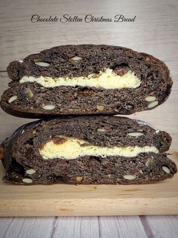 #巧克力Stollen聖誕麵包 #巧克力口味