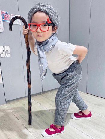 萬聖節老婆婆裝扮