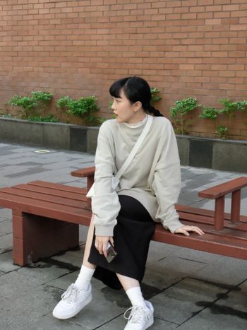 OOTD｜冬天都需要一件大學T