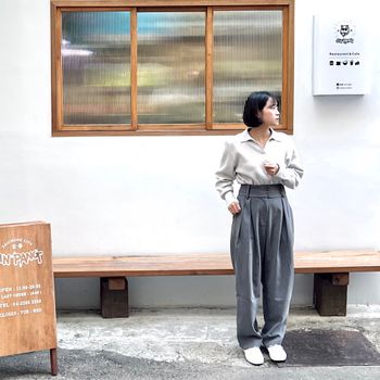 OOTD • 灰色調穿搭 feat mouggan 