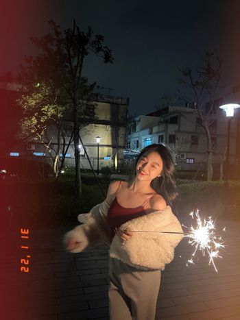 新年一定要用仙女棒拍照呀🎆❤️