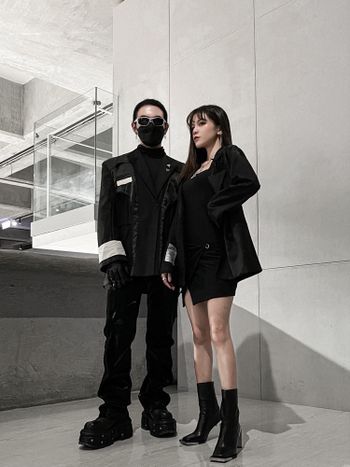 暗黑系雙人OOTD🖤