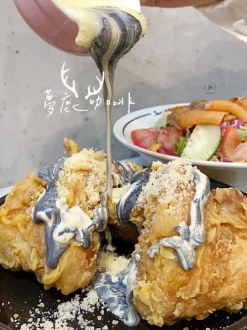 美到冒泡の大理石乳酪炸雞🍗