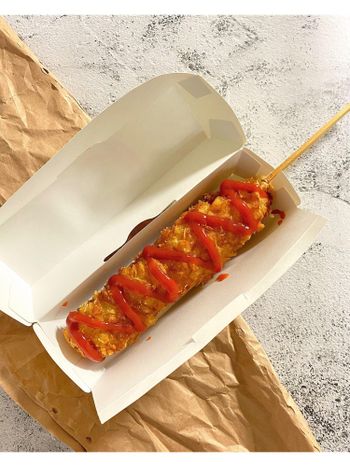在台北也可以吃到韓式熱狗也太幸福了吧
