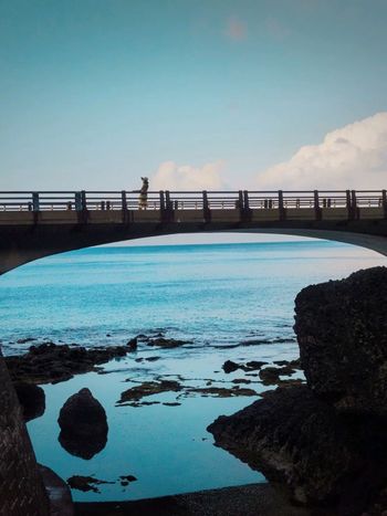 綠島馬蹄橋，海天一線的美，去綠島不要錯過啦