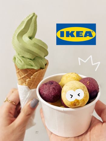 IKEA新品來了✨｜地瓜球+抹茶冰淇淋