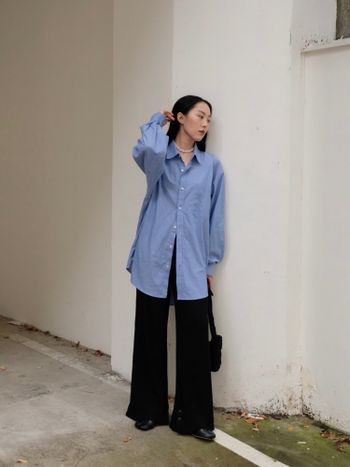 OOTD｜blue is the new black💙