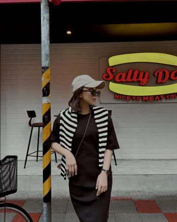 OOTD | 探店穿搭 台北的小紐約salty dog