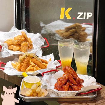 台北必吃韓式炸雞《K.zip》大推蒜香蜂蜜奶油口味