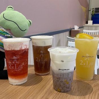 板橋 二口旅茶 手搖飲咖啡廳