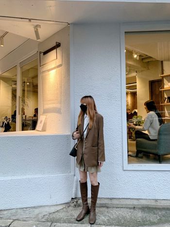 長靴穿搭