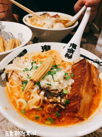 香港美食｜魔鬼的狼牙棒放門口👹鬼金棒拉麵增量叉燒玉米筍超狂🌽