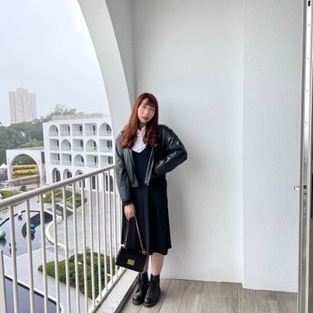 黑白Ootd #小ck質感包 #馬丁