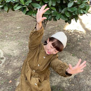 ootd 燈芯絨洋裝
