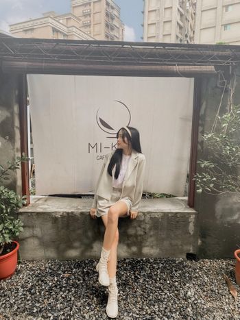 ᴼᴼᵀᴰ｜春天偷偷萌芽🌱奶綠色的西裝套裝