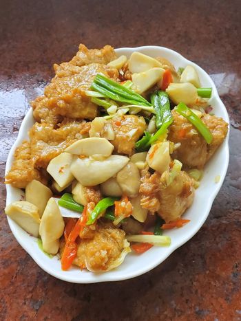 糖醋雞丁 #素肉