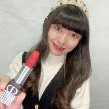 入手DIOR 經典NEW LOOK 千鳥格紋限量藍星唇膏