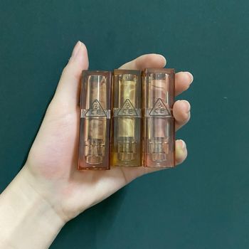 #唇彩試色 3CE琥珀系列