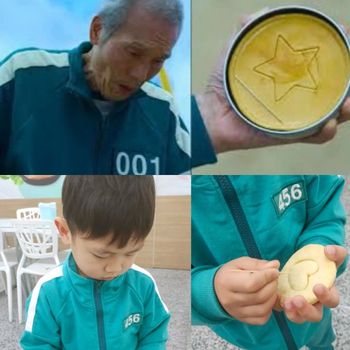 親子料理Ⓜ魷魚遊戲減糖餅乾