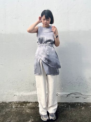 OOTD • 時尚百搭兩件式背心 mouggan 