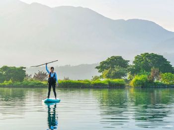 南投旅遊｜日月潭SUP，360度空靈湖景