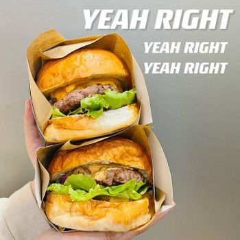 超厚雙層牛肉大滿足的餐車漢堡