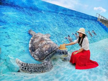 澎湖旅遊｜隱藏景點公開! 和超Q海龜合照