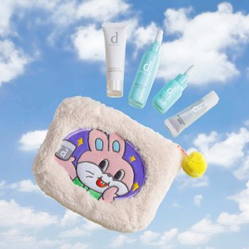 敏感肌保養必看！d program敏感話題 x 大人氣插畫家noii noii聯名推出最萌限定組合🐰