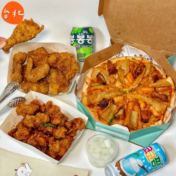 外送美食｜吃不膩の道地韓式炸雞/披薩🇰🇷