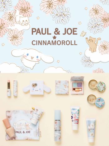 PAUL & JOE x 三麗鷗大耳狗超萌聯名來了！限量毛絨絨眼頰彩盒、超人氣隔離霜＋護手霜組合等你來收！