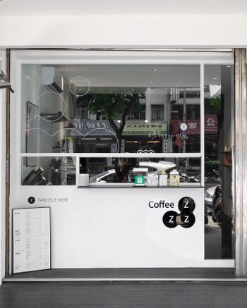 台中＿ZZZ cafe  黑白相間 崇德路咖啡廳