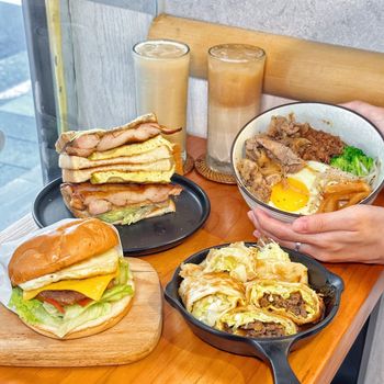 台北行天宮｜很真材實料の好吃早午餐🍳🍔🍝