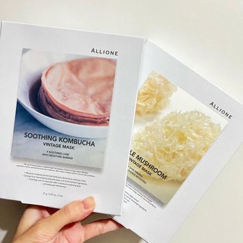 ALLIONE 面膜 康普茶+三種菇