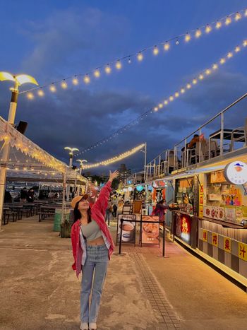 台北 大稻埕碼頭⛵️貨櫃屋市集跟夜景好chill的約會地點🔍