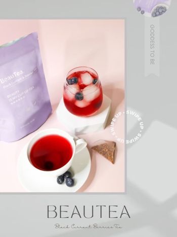 🍑蜜桃蘋果茶&🫐黑醋栗莓果茶